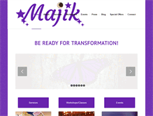 Tablet Screenshot of majikllc.com